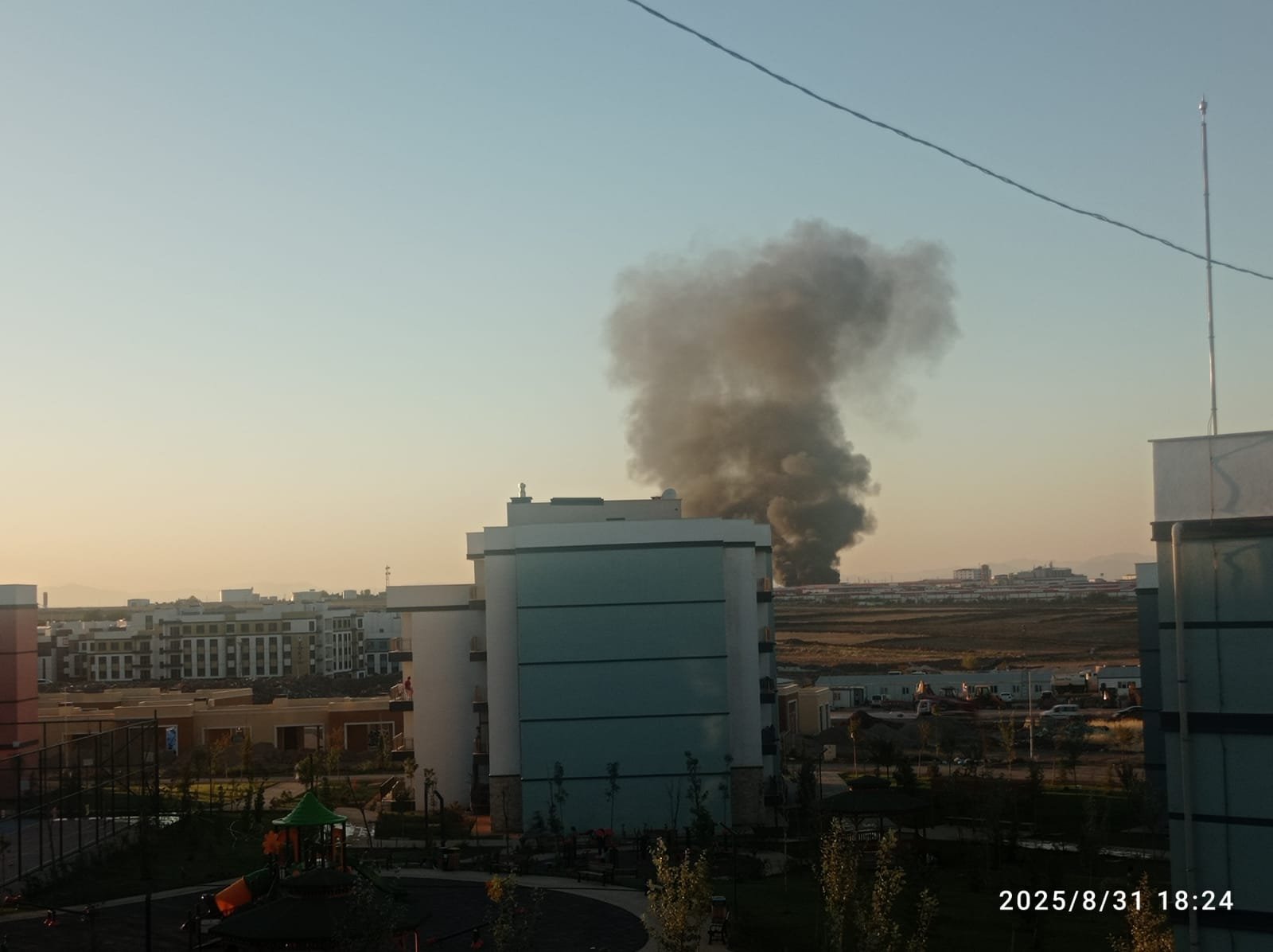 Diyarbakır Mega Sanayi Sitesi'nde yangın