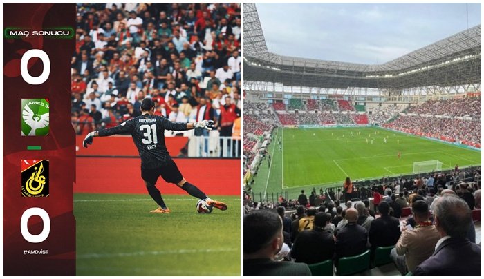 Amedspor-İstanbulspor maçında gol çıkmadı