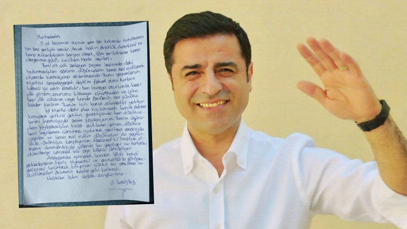 Demirtaş: Arkadaşlarım hariç görüşmeyeceğim